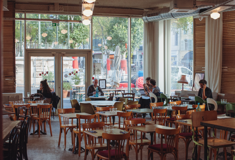 interieur brasserie Blum