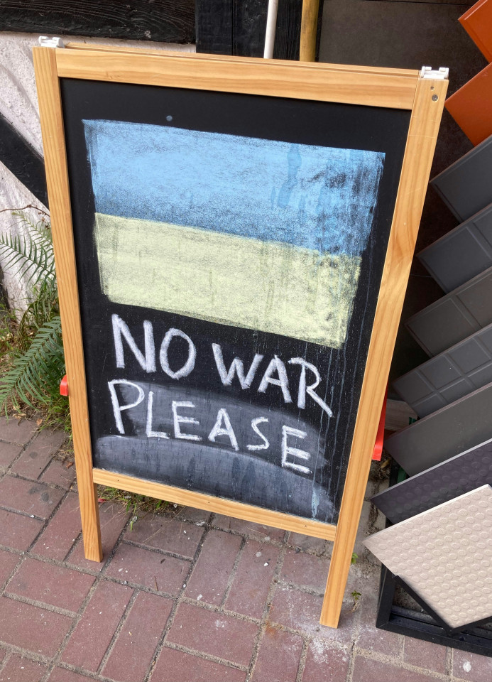 Pas de guerre, s'il vous plaît : l'Ukraine