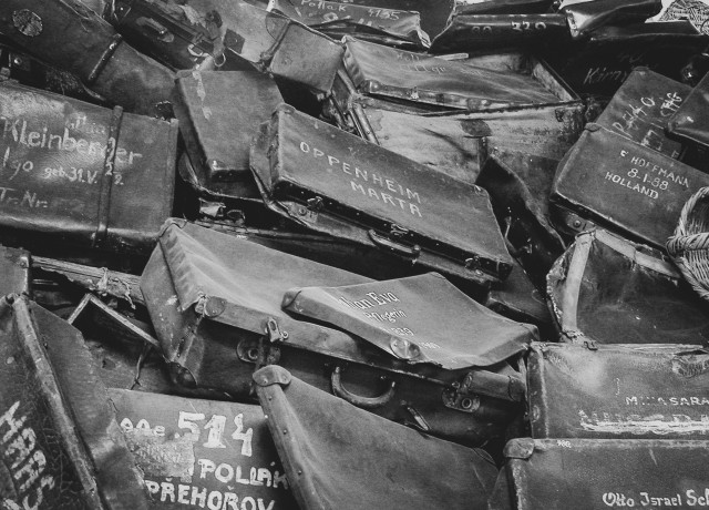 auschwitz suitcases