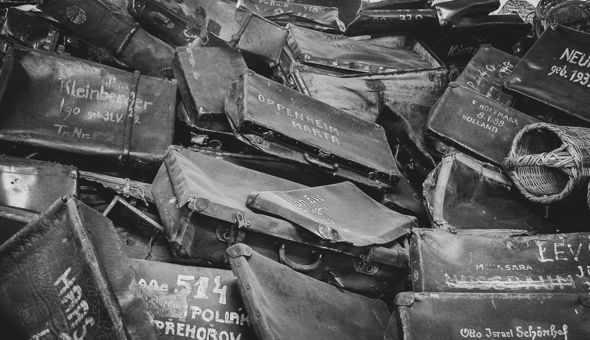 auschwitz suitcases