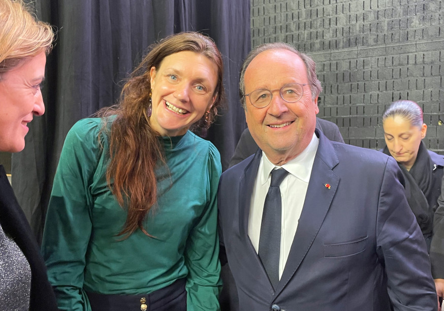 Cécile Richard et François Hollande