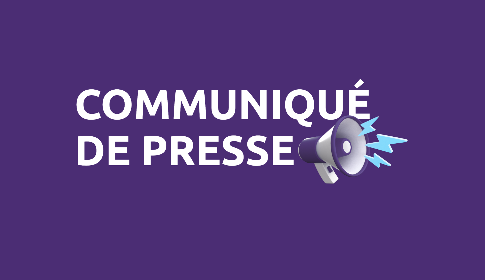 Communiqué de presse