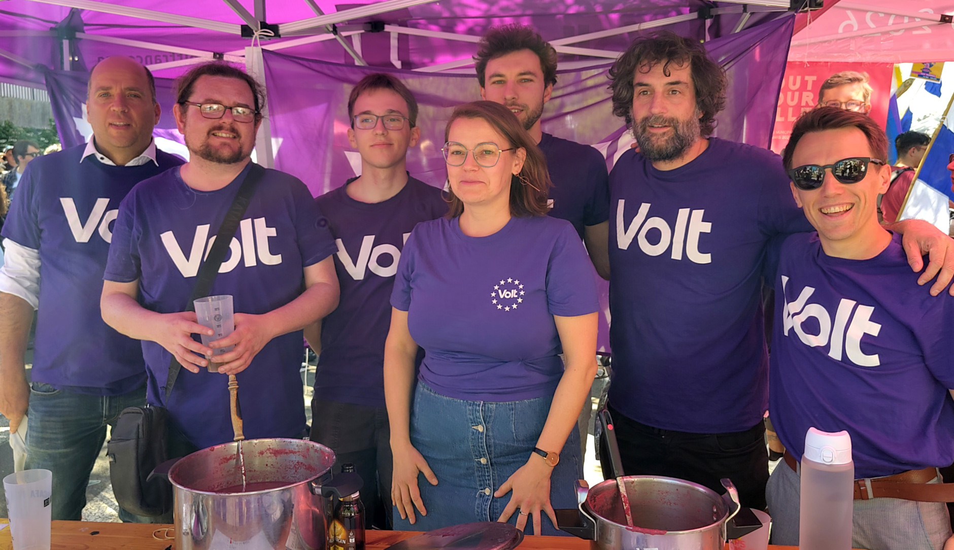 L'équipe violette de Volt
