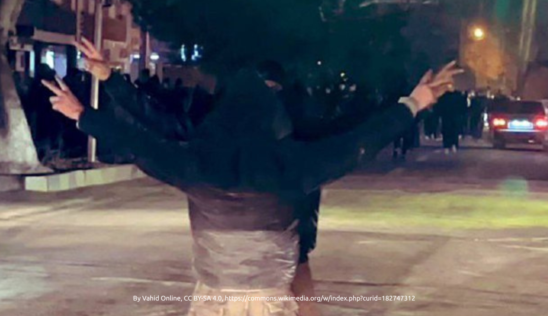 Des Iraniens dans la rue