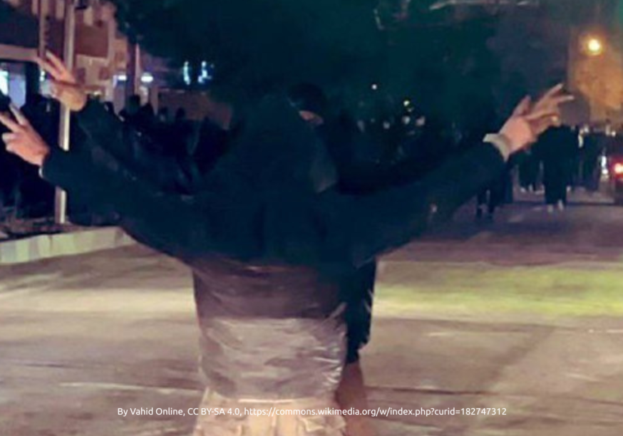 Des Iraniens dans la rue