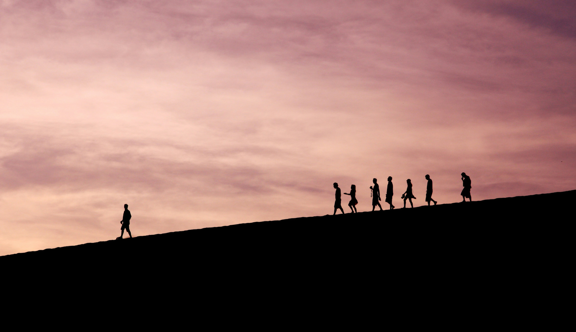 Les personnes qui suivent un leader