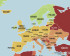 carte de l'Europe liberté presse