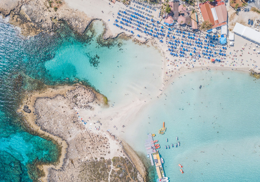 Une plage chypriote