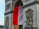 Drapeau Polonais dans l'Arc de Triomphe