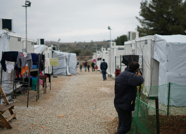 Tentes de camps de réfugiés
