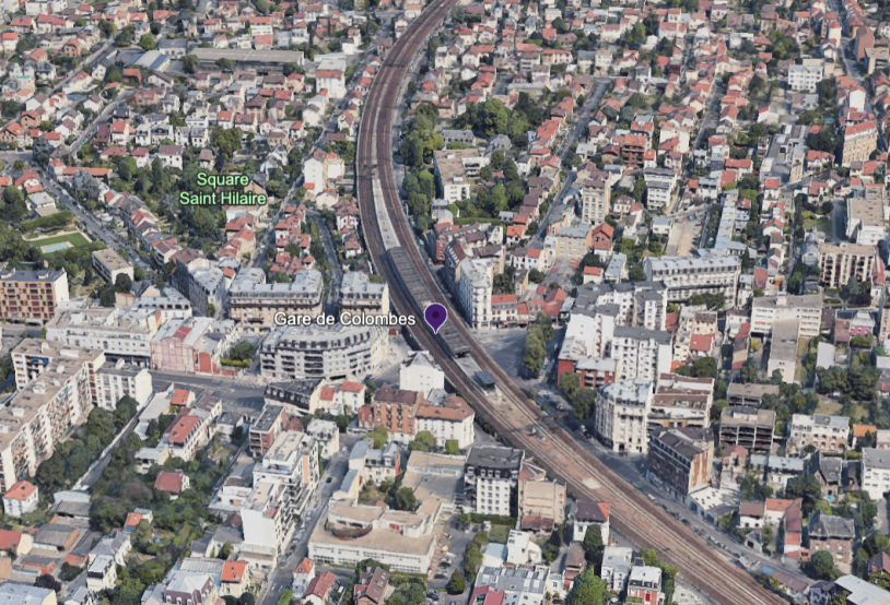 La gare de Colombes