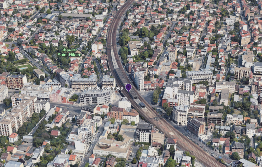La gare de Colombes