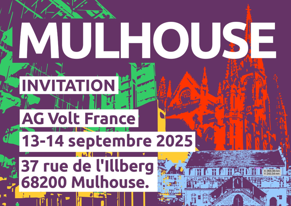 Les quatre couleurs Volt mettent Mulhouse en valeur dans toute sa splendeur