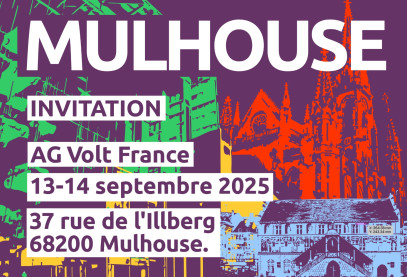 Les quatre couleurs Volt mettent Mulhouse en valeur dans toute sa splendeur