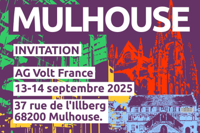Les quatre couleurs Volt mettent Mulhouse en valeur dans toute sa splendeur