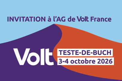 Invitation à l'AG de Volt France