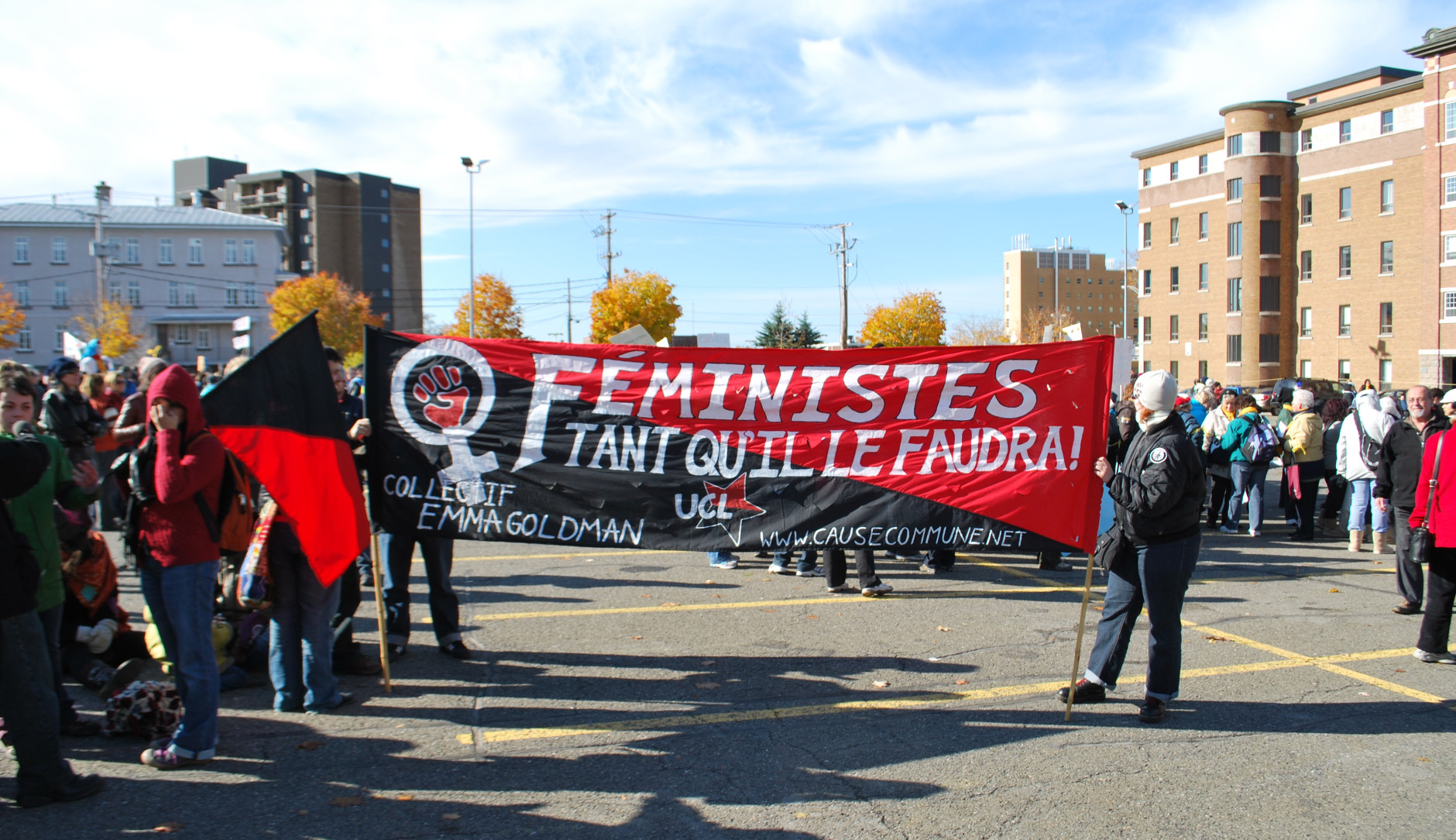 La première marche des femmes au Québec en 2010