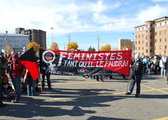 La première marche des femmes au Québec en 2010