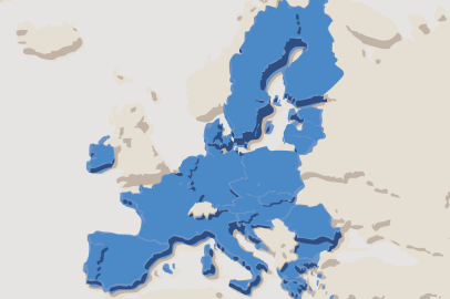 carte artistique de l'espace Schengen