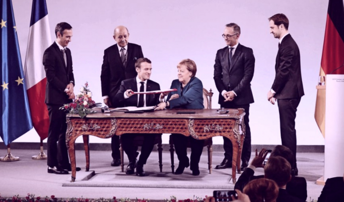 Emmanuel and Angela signing