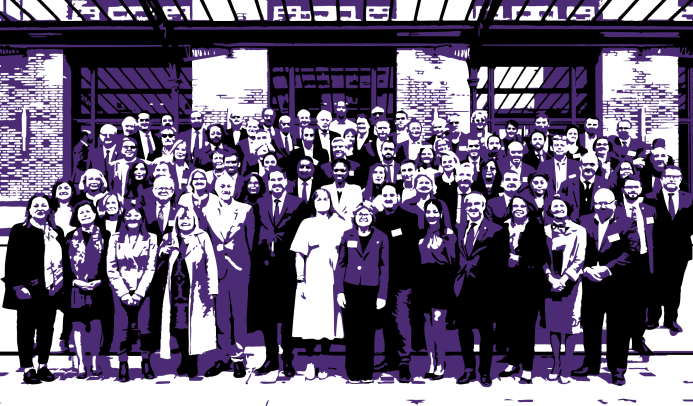 Assemblée des FDE en violet