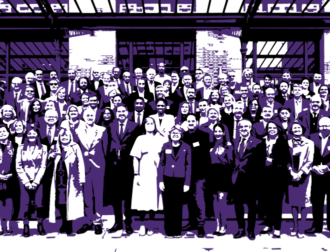 Assemblée des FDE en violet