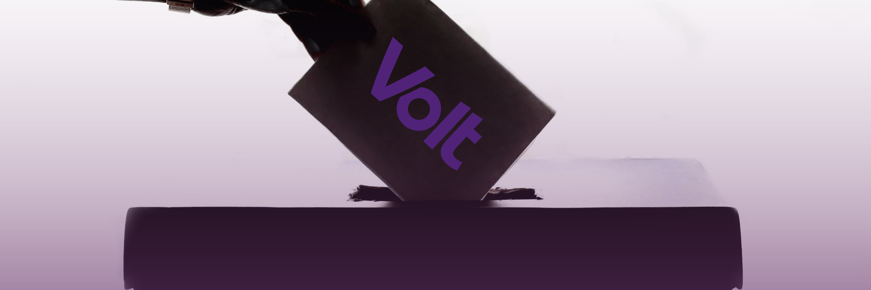 Urne avec vote pour Volt