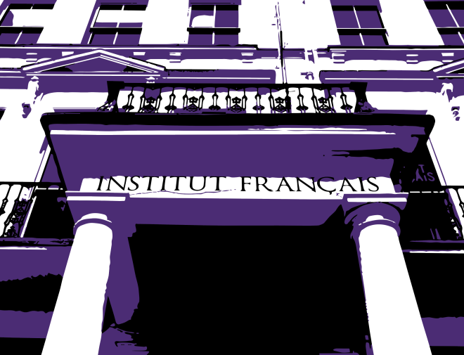 Institut Français en violet