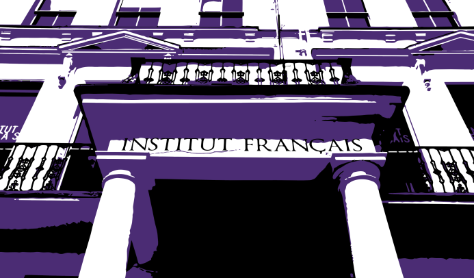 Institut Français en violet