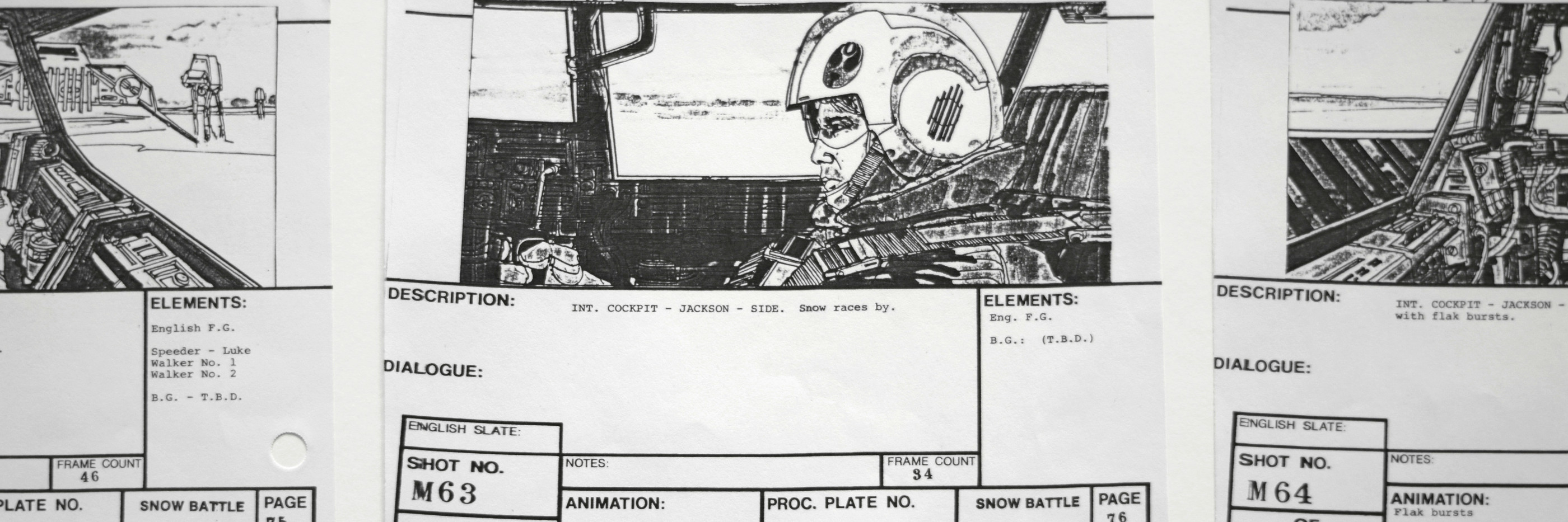 design de l'intérieur du cockpit de la bataille de neige de la guerre des étoiles