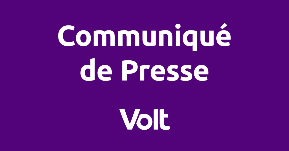 Volt rejoint la liste de Catherine Trautmann