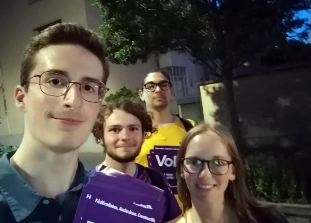 Activistes au tractage