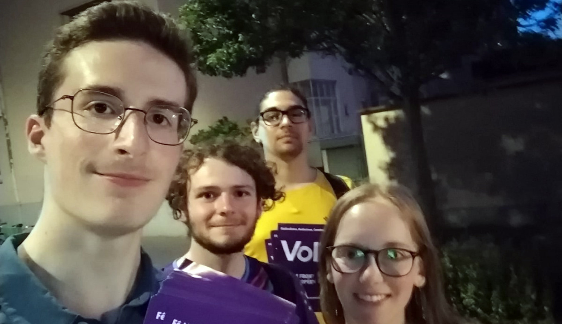 Activistes au tractage
