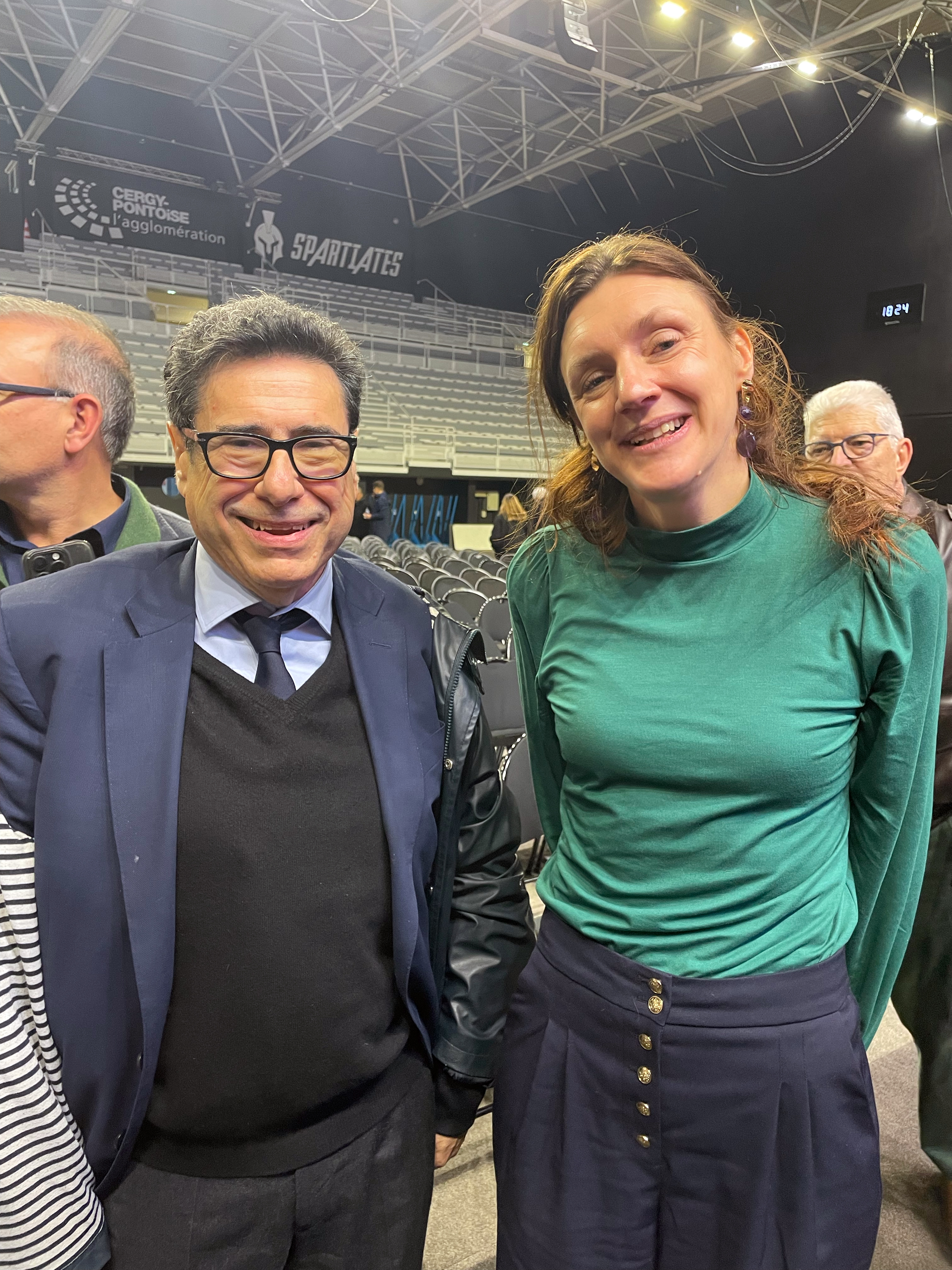 Cécile Richard de Volt et Philippe Aghion économiste