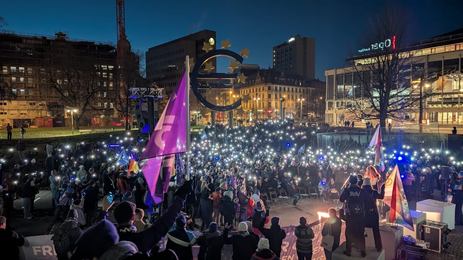 Manifestation Volt à francfort