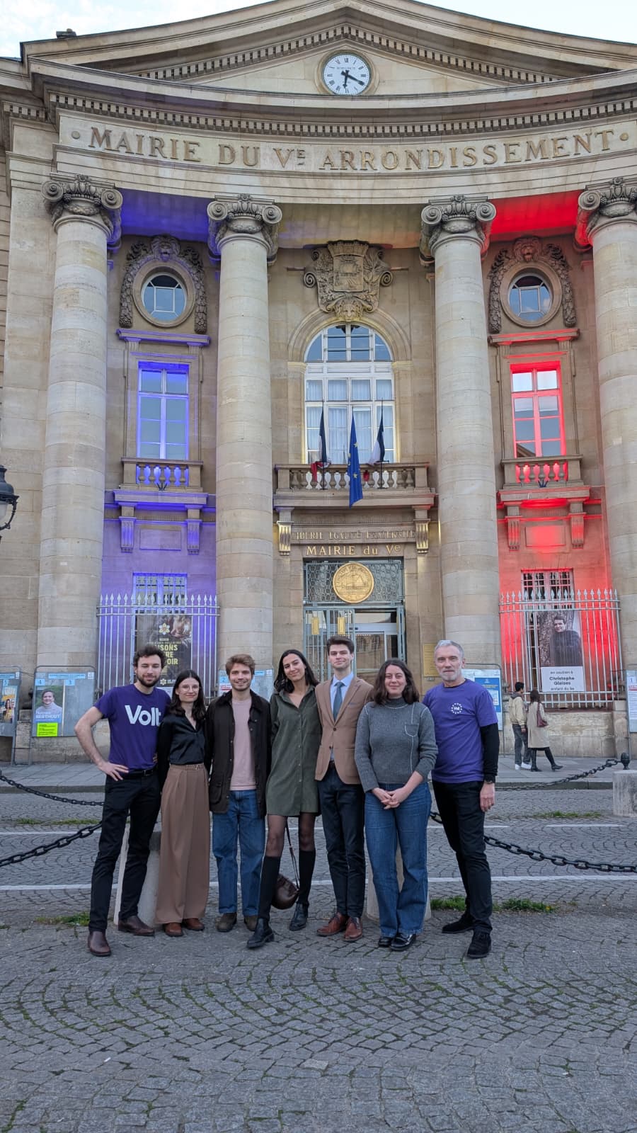 Membres de l'&eacute;quipe Volt dans la 5&egrave;